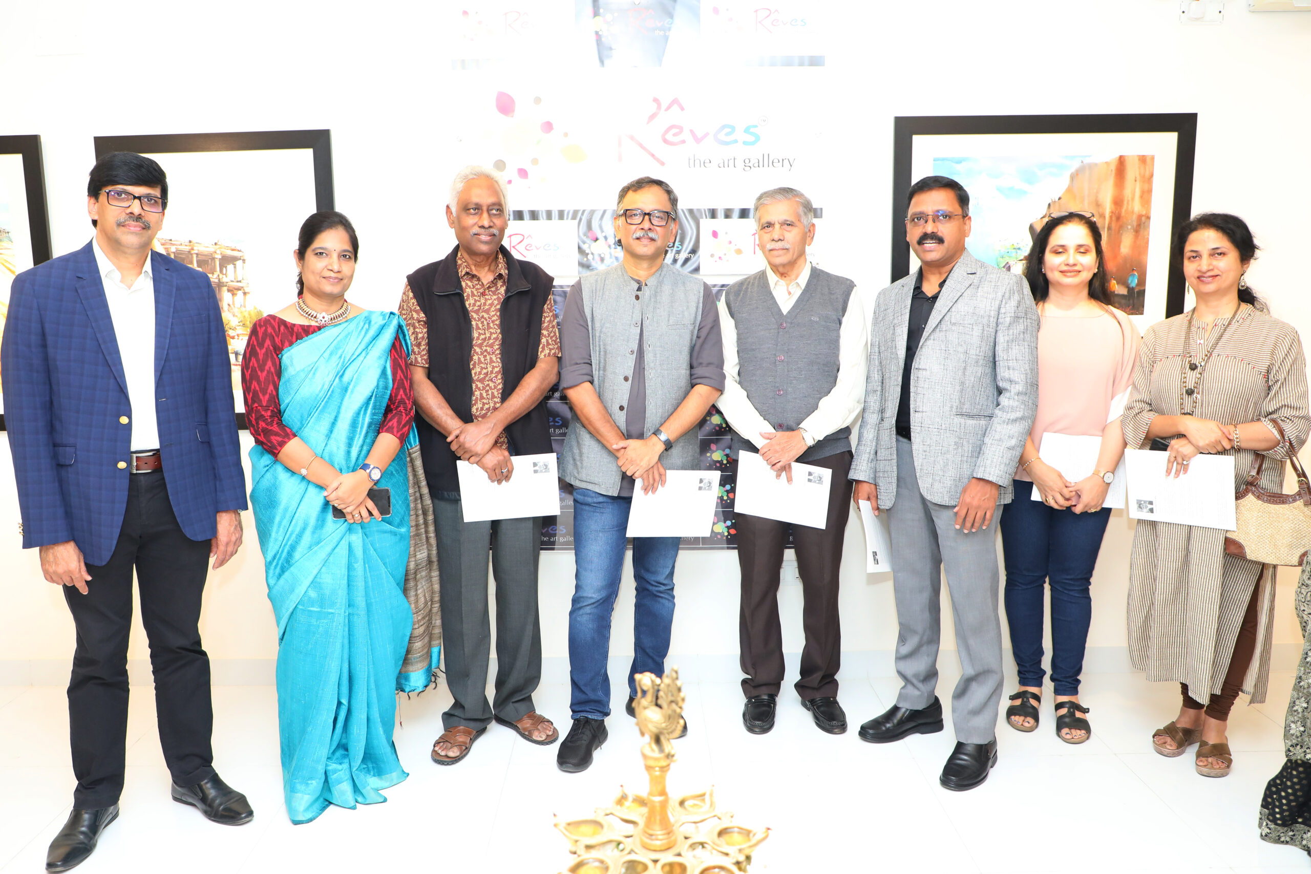 G Subramanian, Eminent artist along with dignitaries