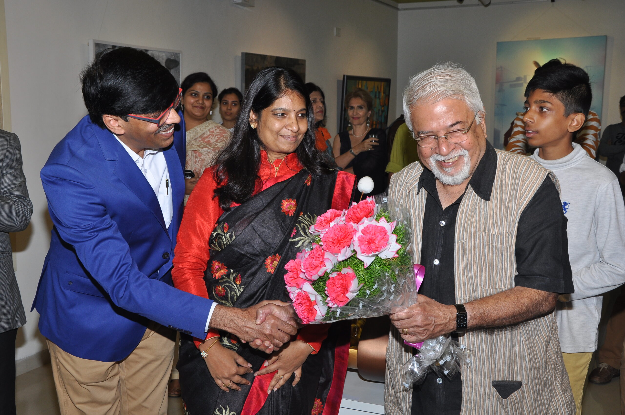 Rekha Rao Hebbar welcomed by Rajini Rekha